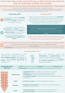 Pour une meilleure adoption de la réduction des méfaits liés au cannabis auprès des jeunes